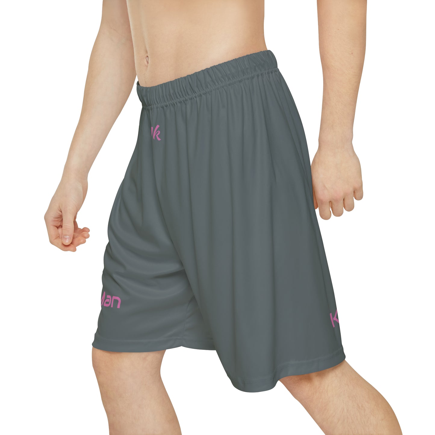 KonMan Kc21 - Men’s Basketball Shorts - (Grey)