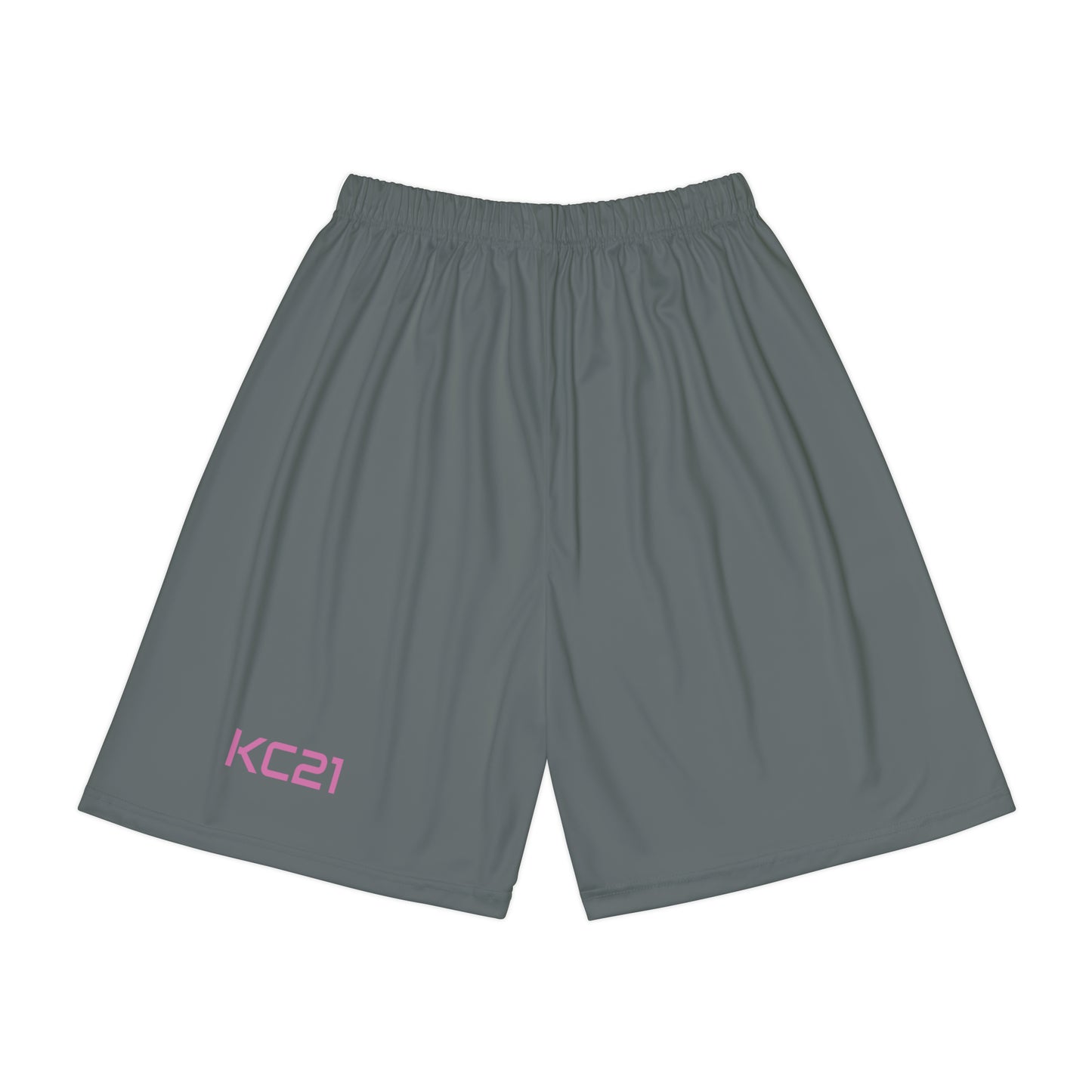 KonMan Kc21 - Men’s Basketball Shorts - (Grey)