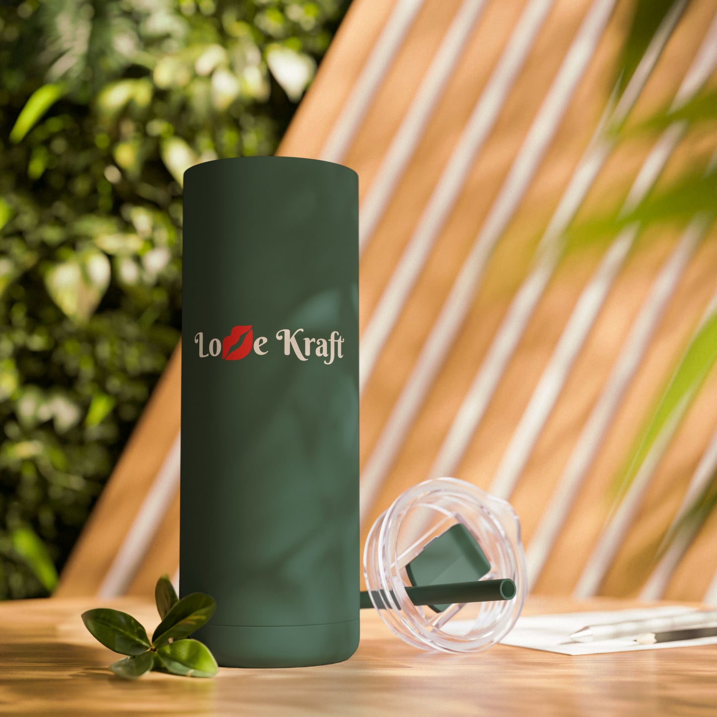 L💋Ve Kraft Tumbler - Jk Maars Maker Skinny Matte Tumbler, 20oz