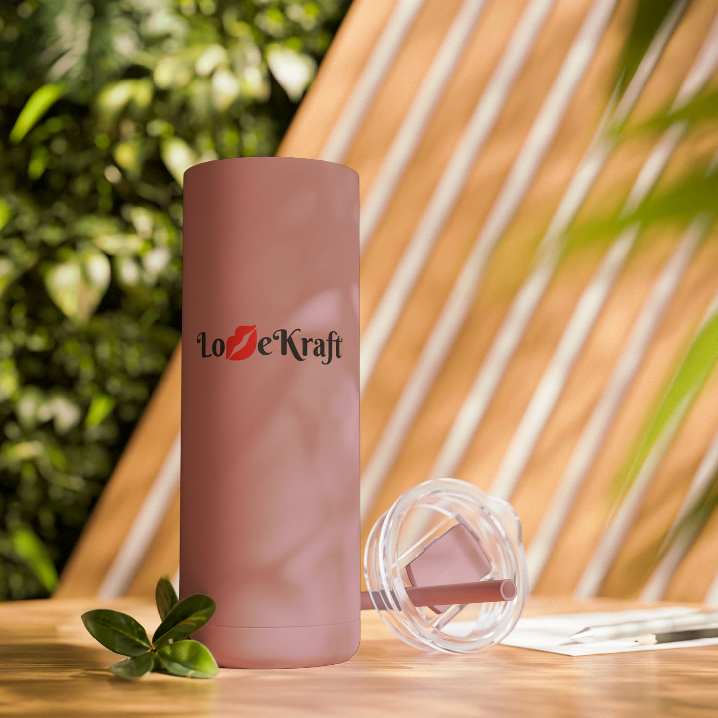 L💋Ve Kraft Tumbler - Jk Maars Maker Skinny Matte Tumbler, 20oz