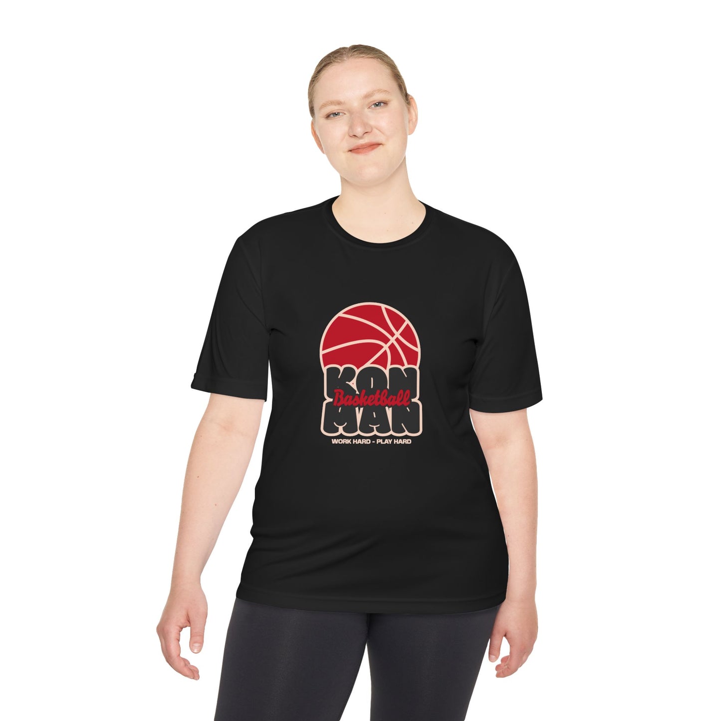 KONMAN BASKETBALL - Unisex Moisture Wicking Tee
