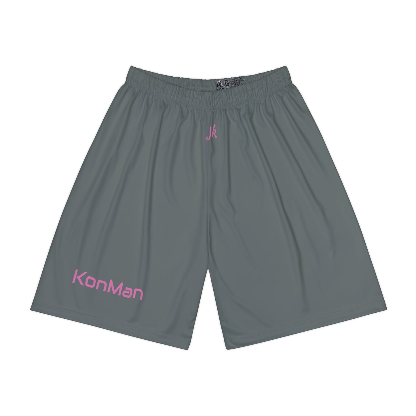 KonMan Kc21 - Men’s Basketball Shorts - (Grey)