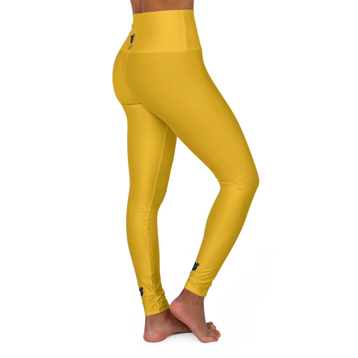 Jk FIT - π High Waisted Yoga Leggings (Yellow) xs-2X