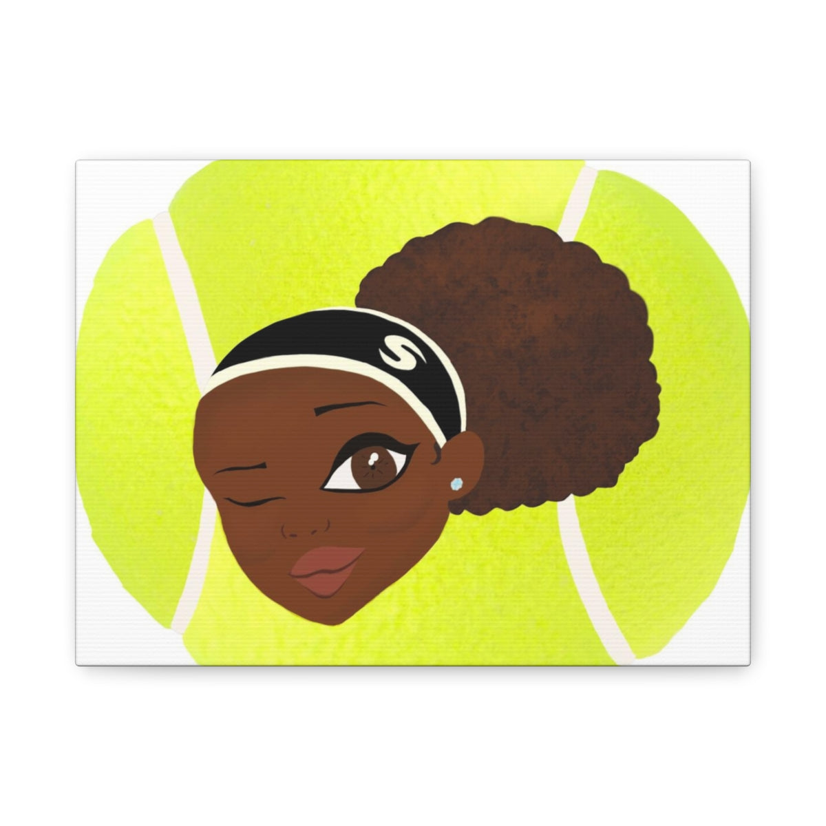 Jk Serena Ball Matte Canvas, Stretched, 1.25" (12x9)