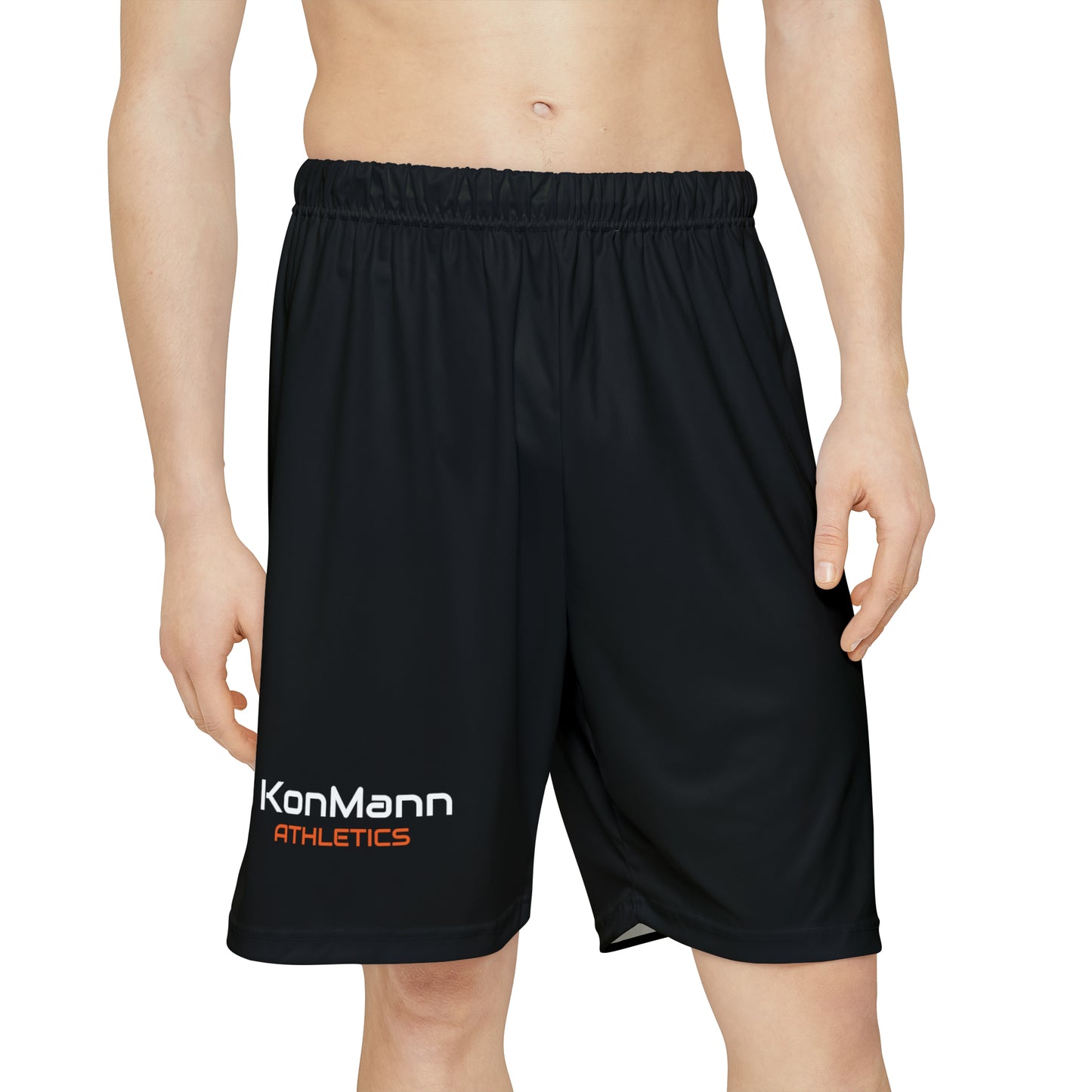 KonMann Athletics  - Men’s Basketball  Shorts - (Black)