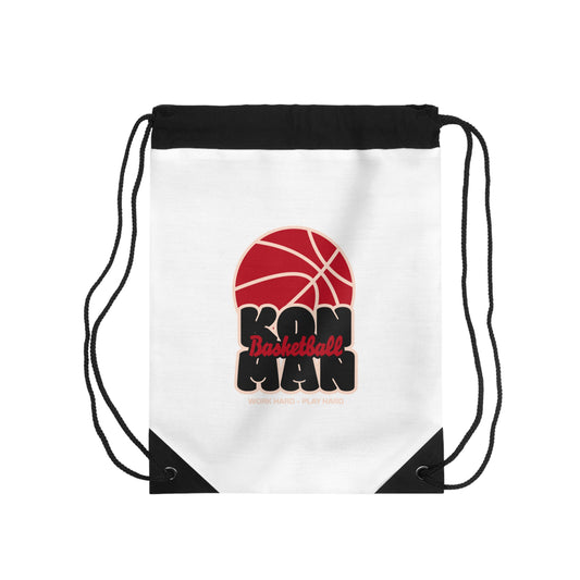 K🏀NMAN Basketball Drawstring Bag - Sport Gym Sack for Players & Fans