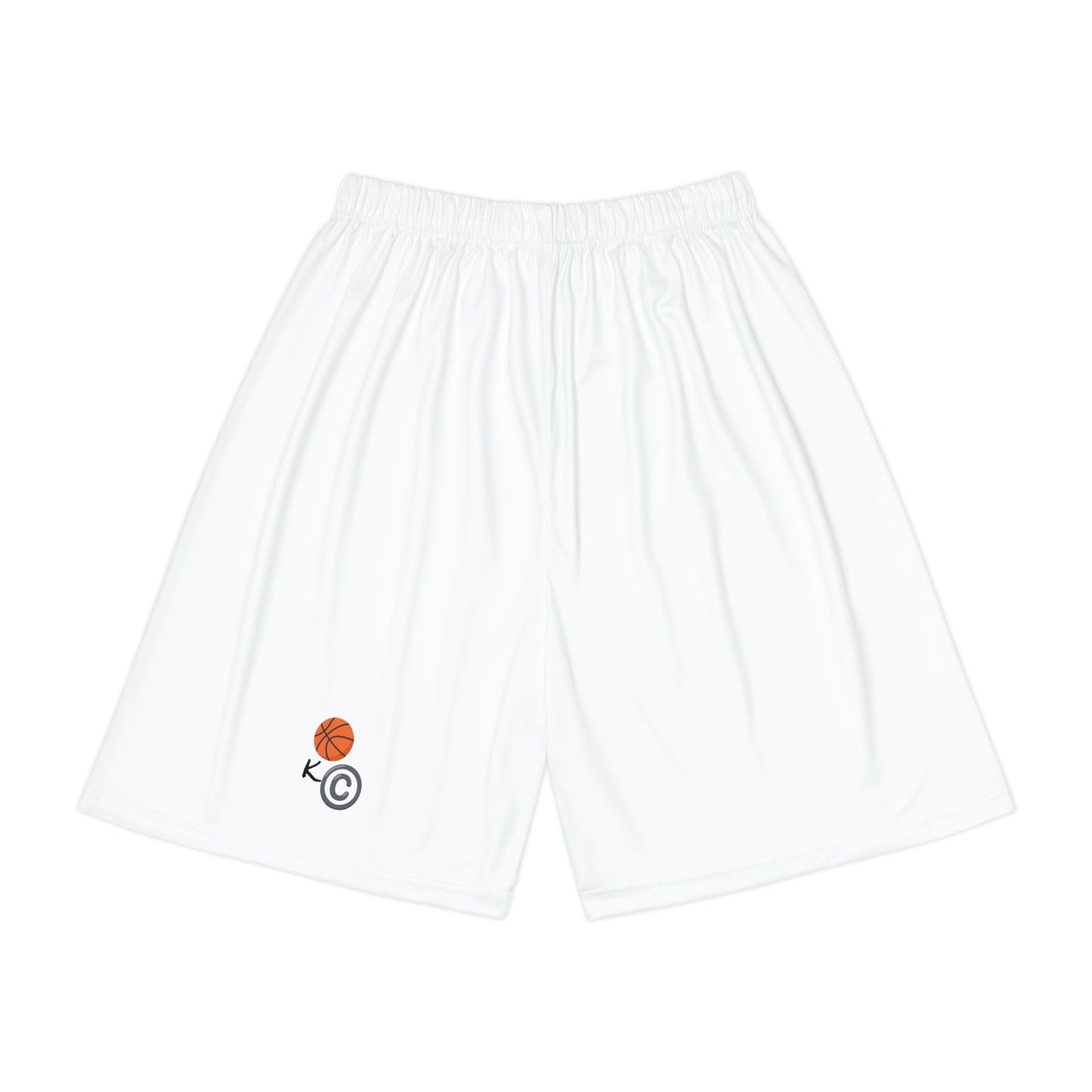 KonMann Athletics  - Men’s Basketball  Shorts - (White)