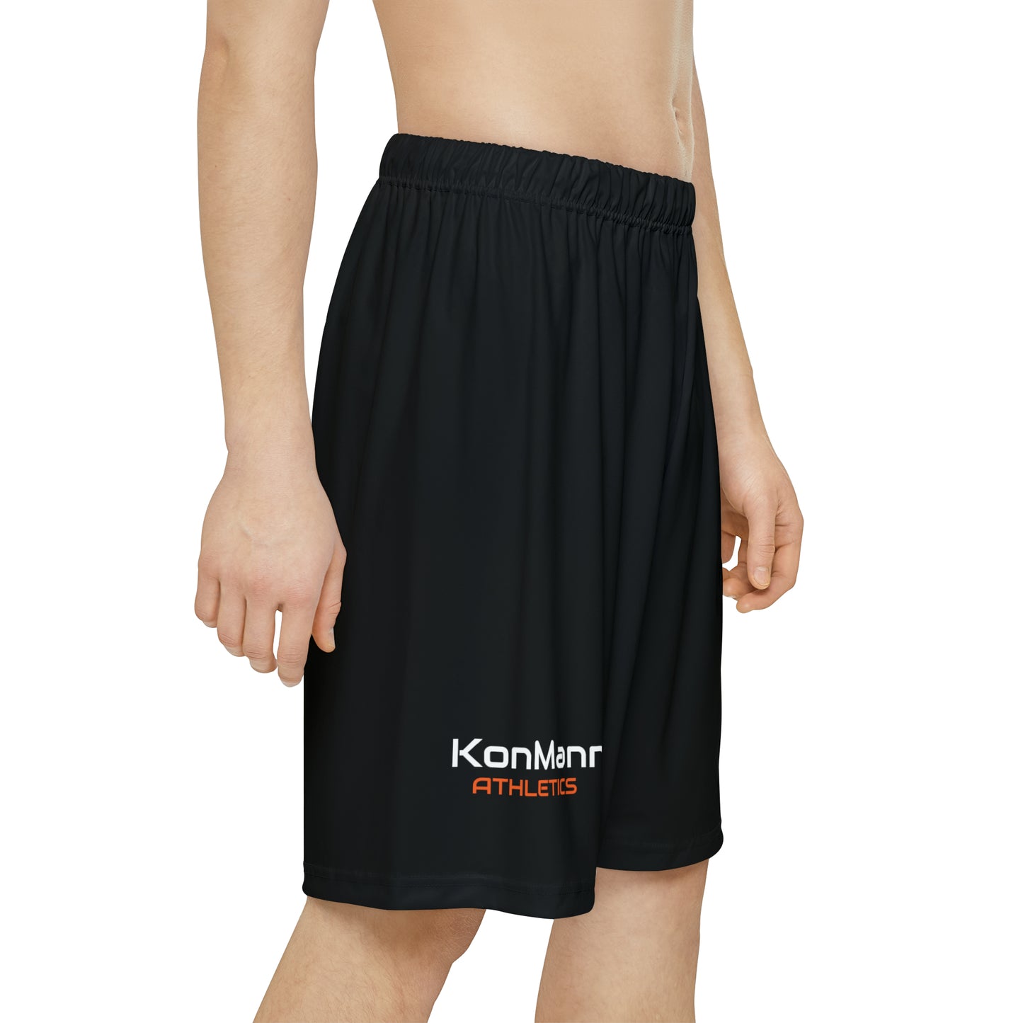 KonMann Athletics  - Men’s Basketball  Shorts - (Black)