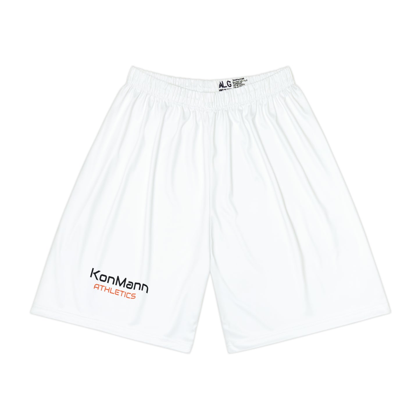 KonMann Athletics  - Men’s Basketball  Shorts - (White)