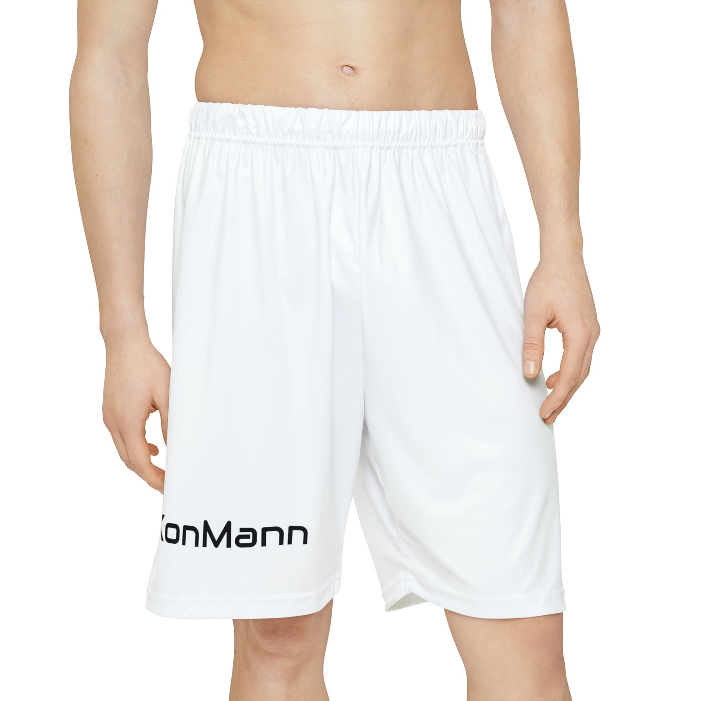 KonMann  Kc21 - Men’s Basketball  Shorts - (White)