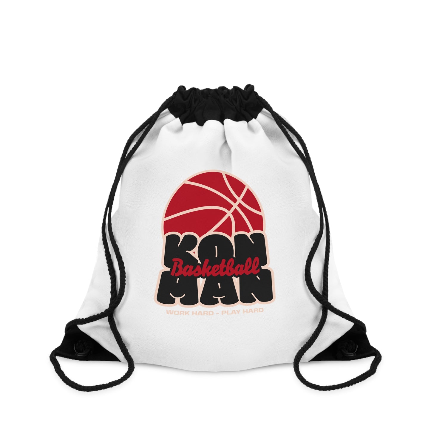 K🏀NMAN Basketball Drawstring Bag - Sport Gym Sack for Players & Fans