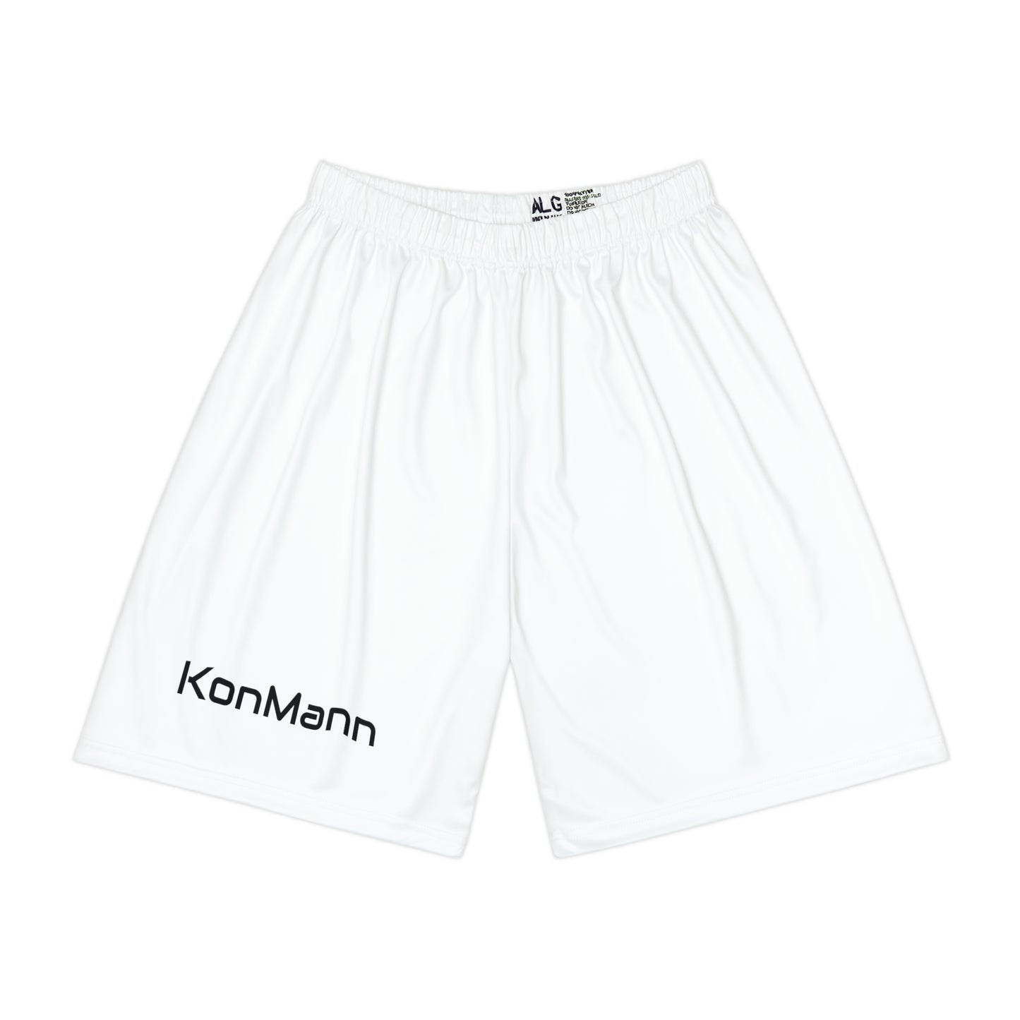 KonMann  Kc21 - Men’s Basketball  Shorts - (White)