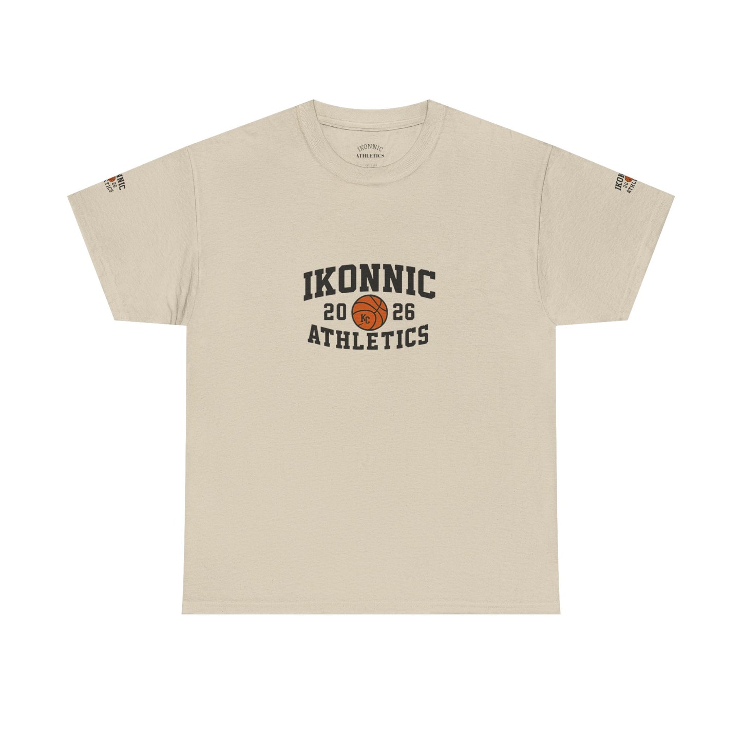 Ikonnic Athletics Unisex Heavy Cotton Tee - Sports & Style for Every Occasion