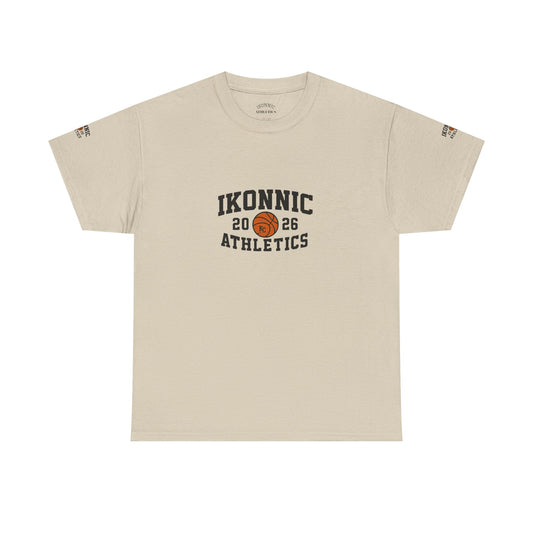 Ikonnic Athletics Unisex Heavy Cotton Tee - Sports & Style for Every Occasion