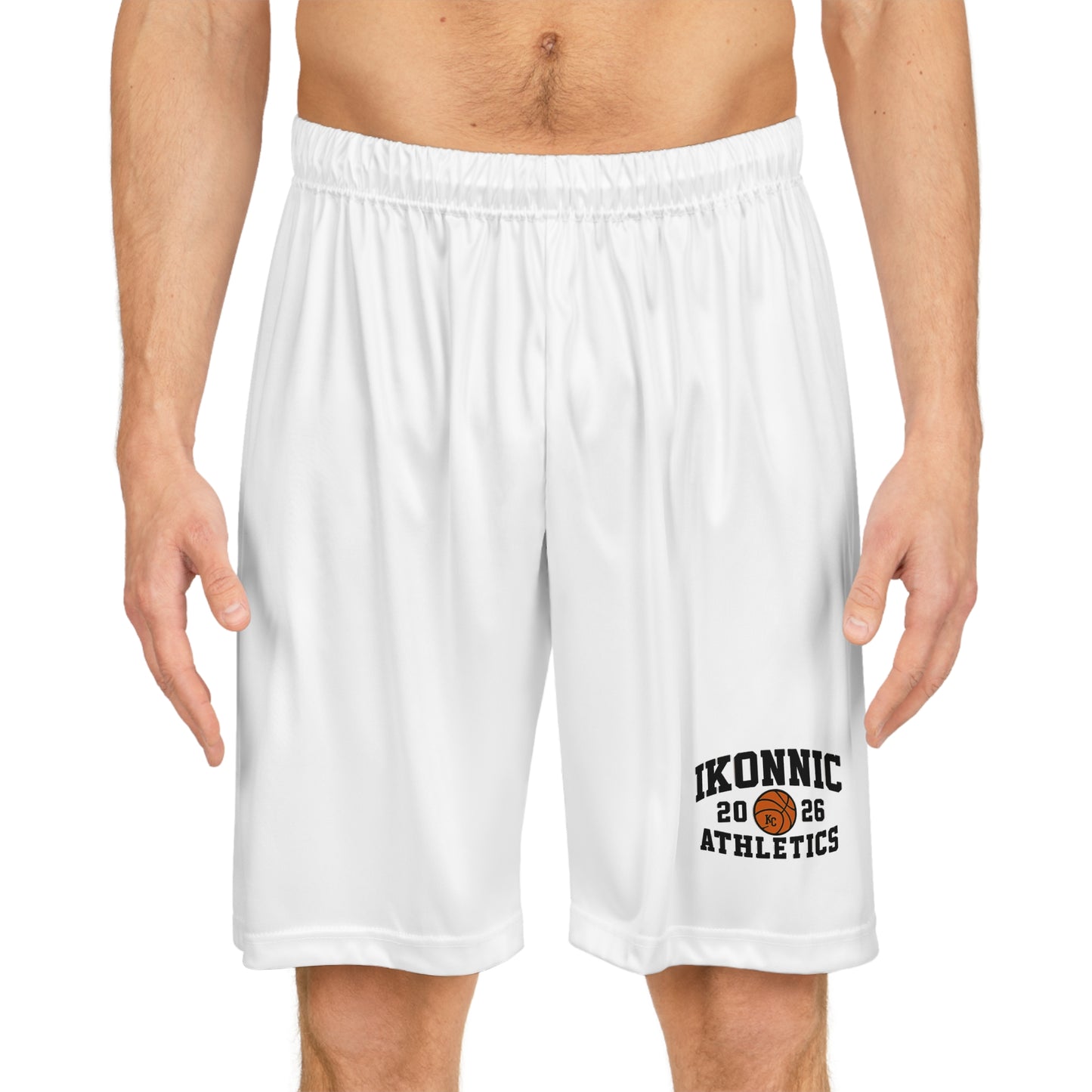 Ikonnic Athletics Basketball Shorts - White