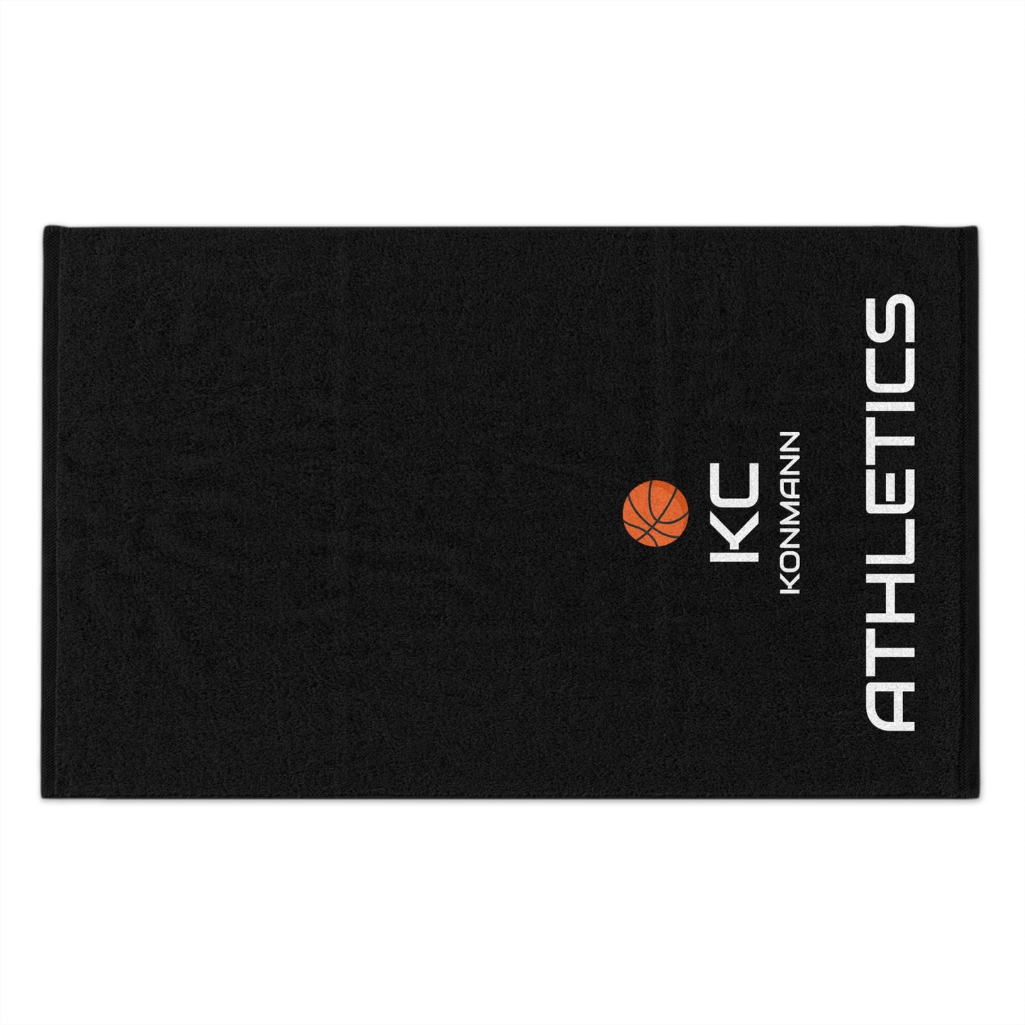 Konmann K©Athletics  Rally Towel, 11x18  (Black)