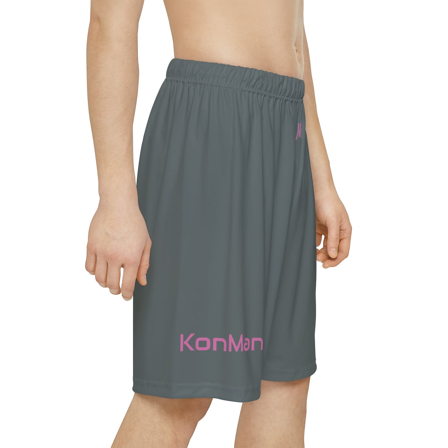 KonMan  Kc21 - Men’s Basketball  Shorts - (Grey)