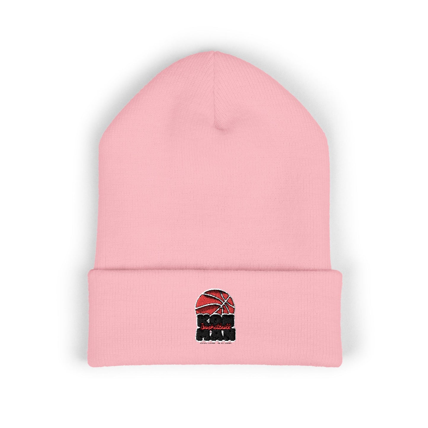 KonMan - Classic Cuffed Beanie with Basketball Design