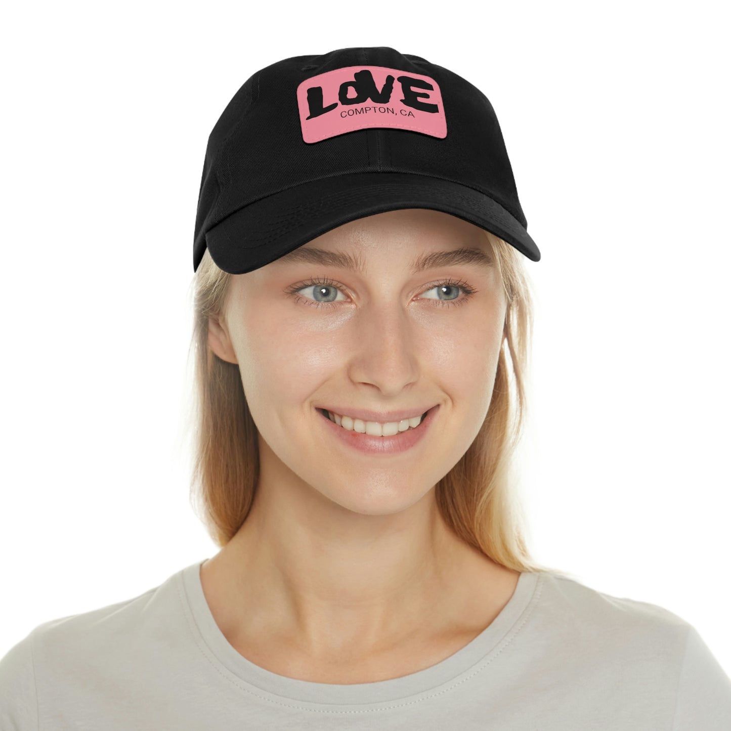 Jk LOVE (Dad) Hat with Leather Patch