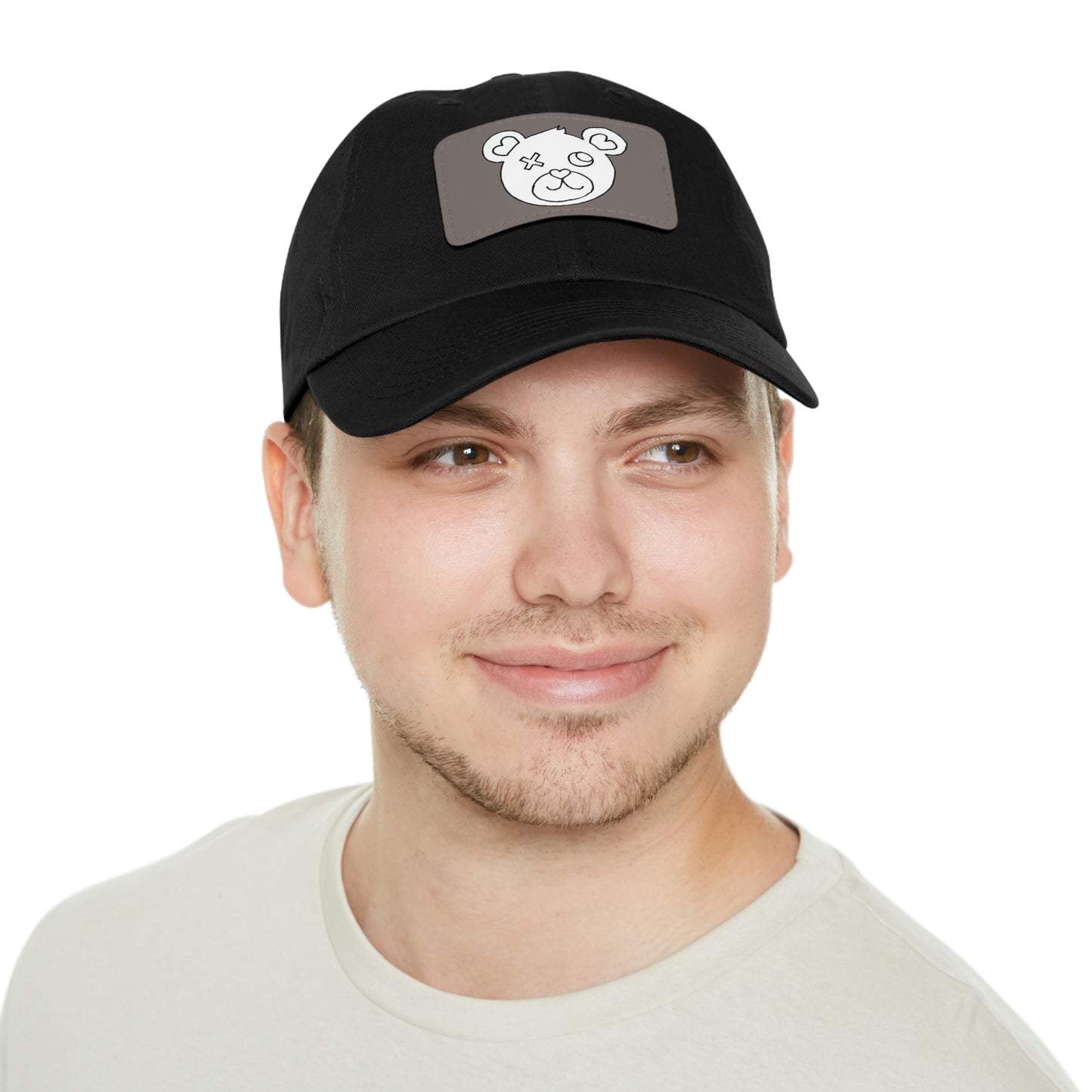 Jk LoVE Bear (Dad) Hat with Leather Patch