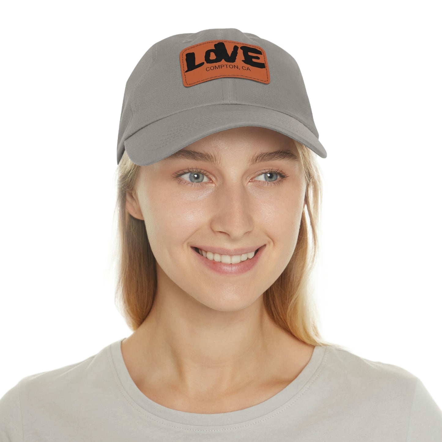 Jk LOVE (Dad) Hat with Leather Patch