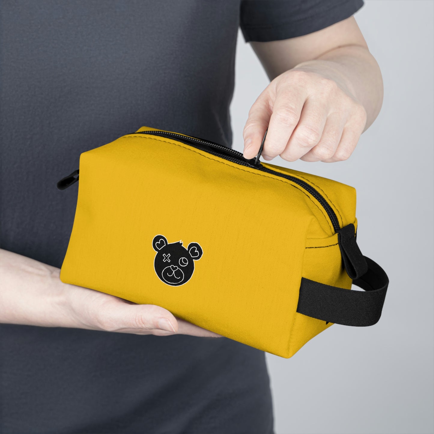 Jk LoVE Bear Toiletry Bag (yellow)