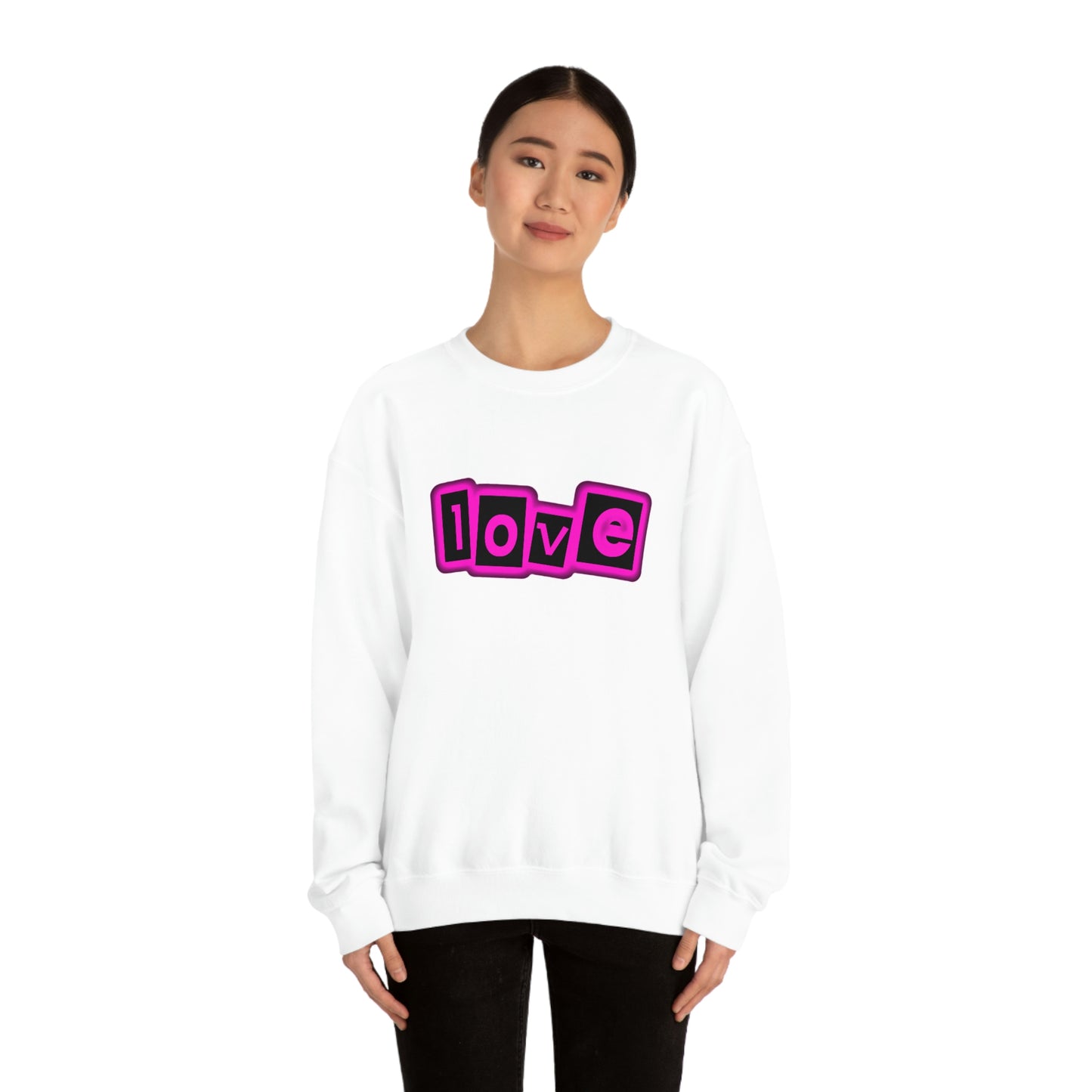 lOVE (Unisex) Heavy Blend™ Crewneck Sweatshirt