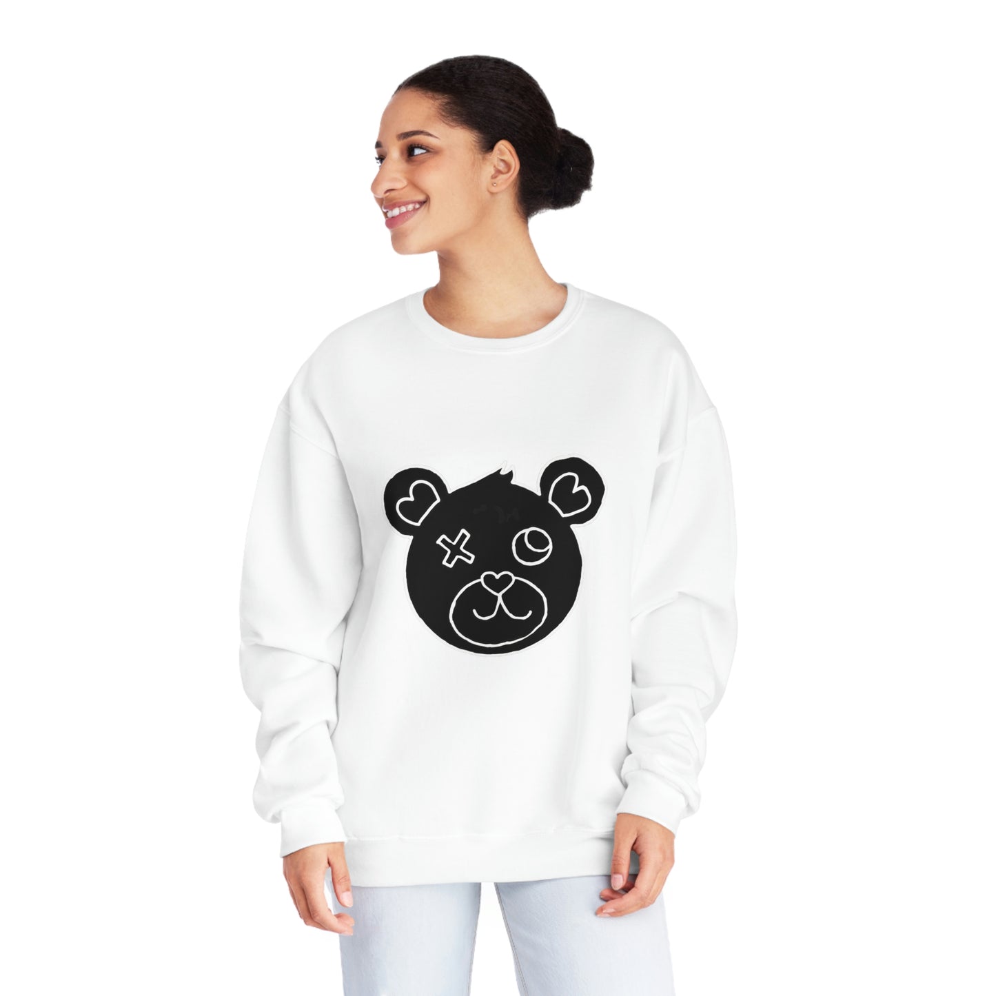 Jk LoVE Bear 💛 Unisex NuBlend® Crewneck Sweatshirt