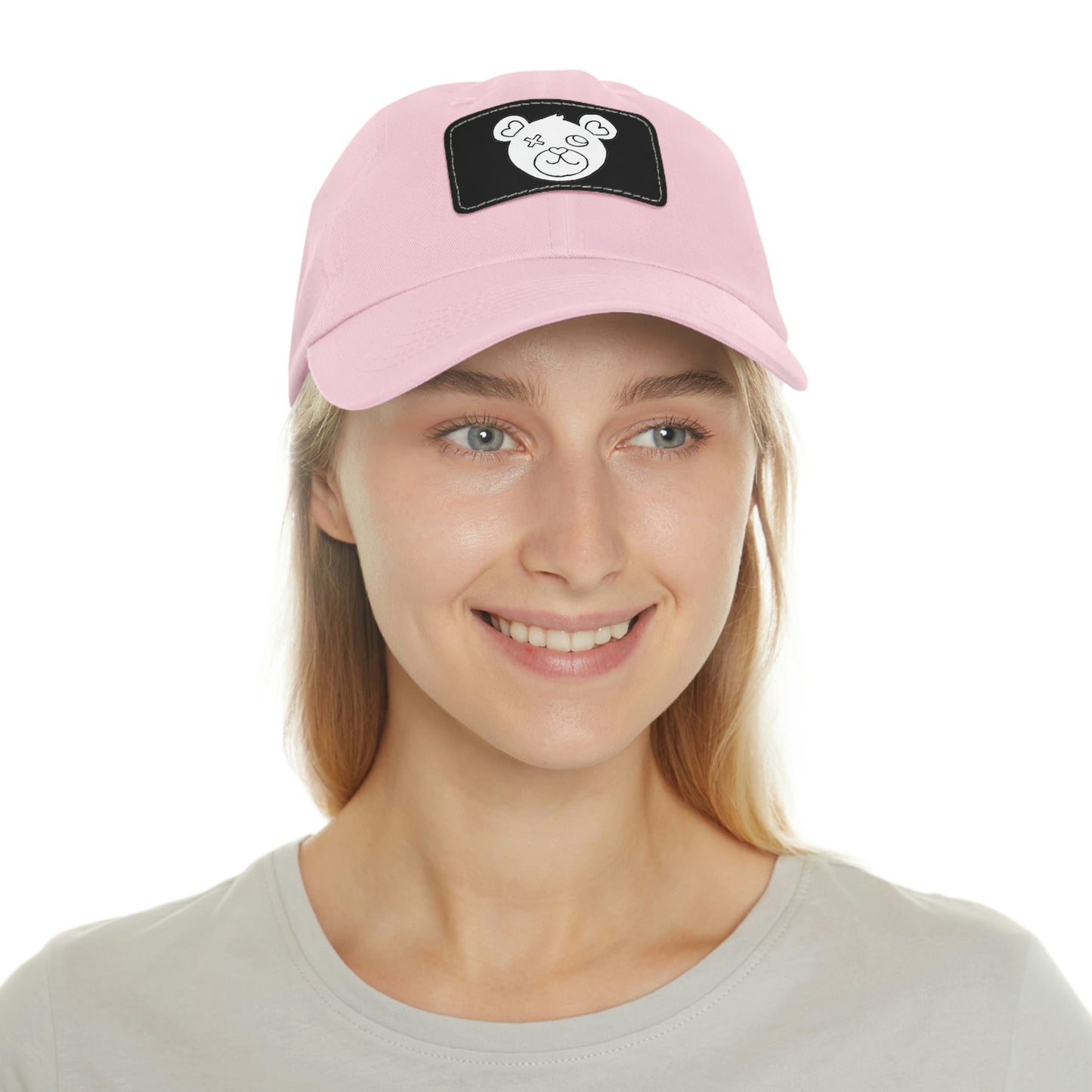 Jk LoVE Bear (Dad) Hat with Leather Patch