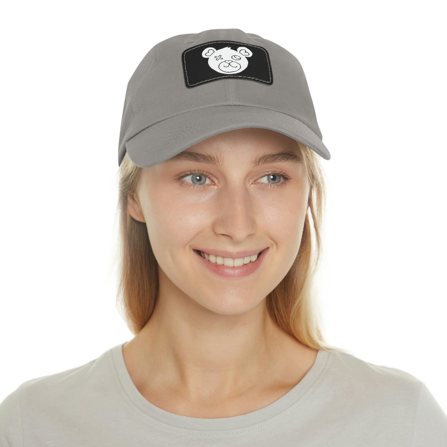 Jk LoVE Bear (Dad) Hat with Leather Patch