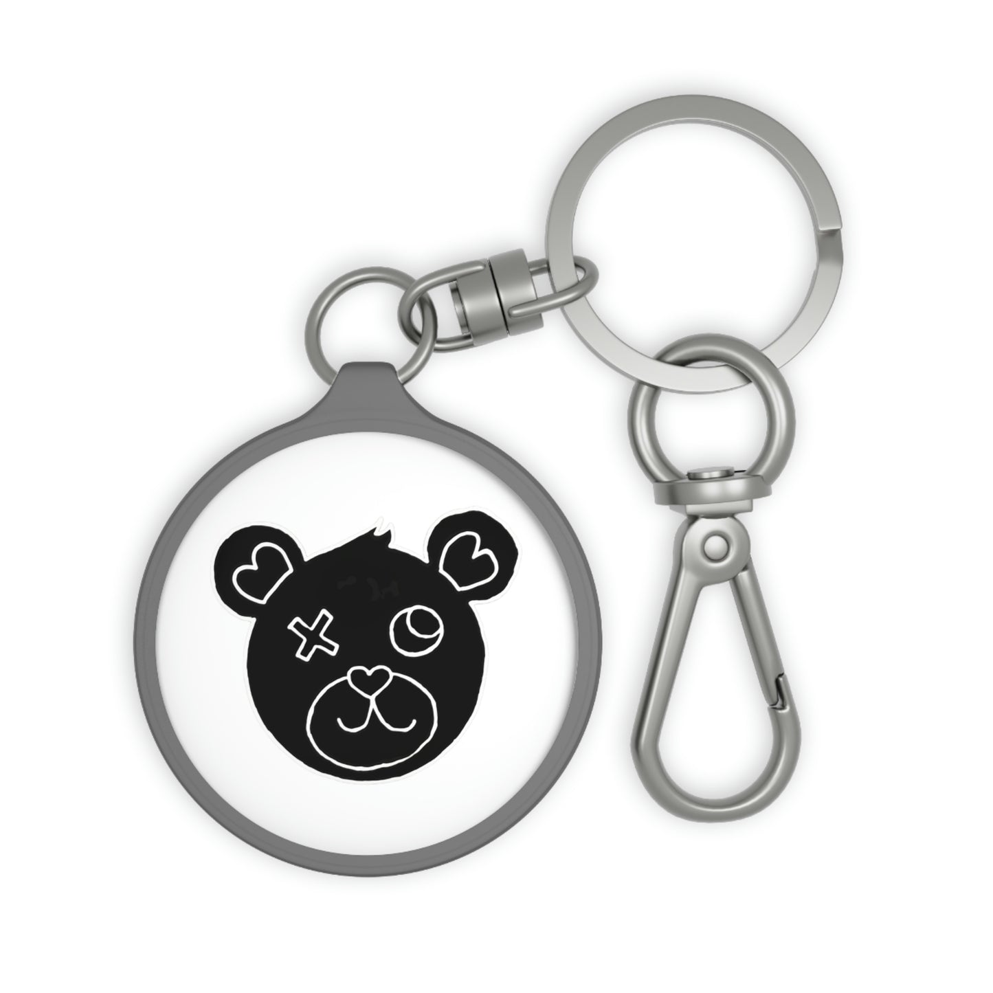 Jk - L🤍VE Bear Keyring Tag