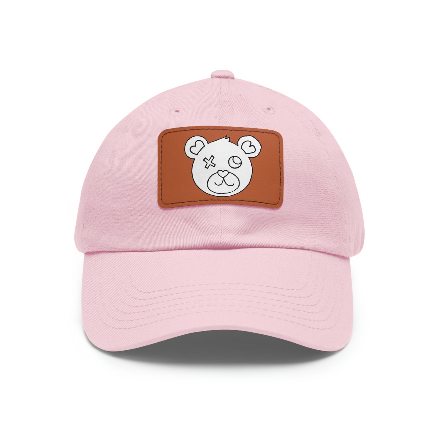 Jk LoVE Bear (Dad) Hat with Leather Patch