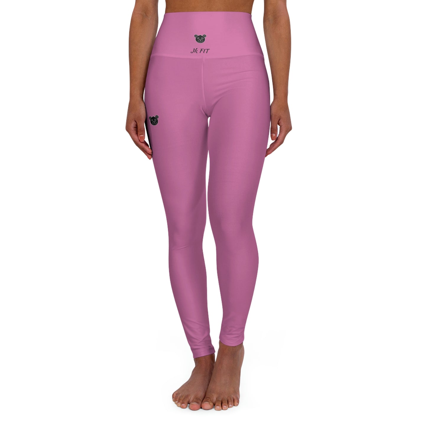 Jk FIT - 🎀High Waisted Yoga Leggings  (Pink)  xs-2X