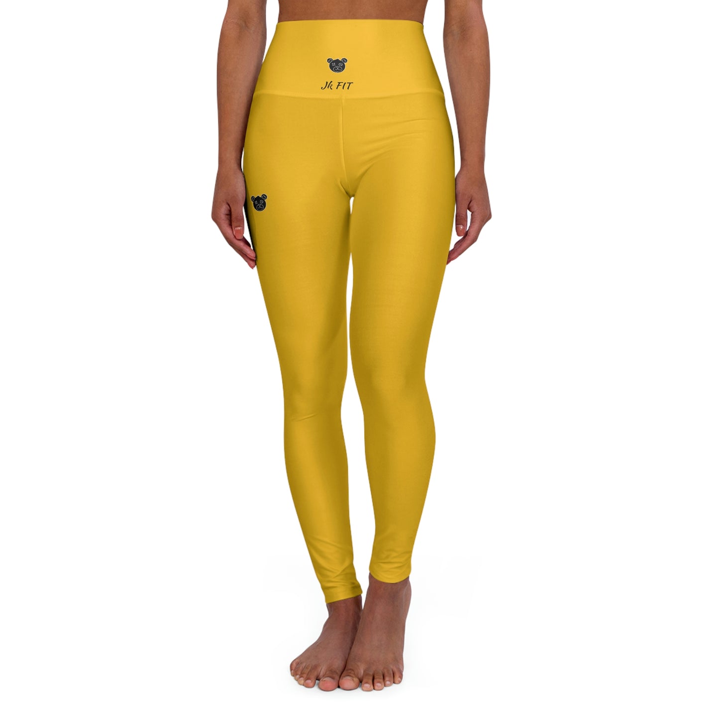 Jk FIT - 💛 High Waisted Yoga Leggings (Yellow)   xs-2X