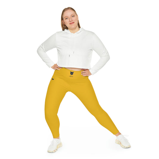 Jk FIT 💛 - Plus Size Leggings (Green) 3x-6x