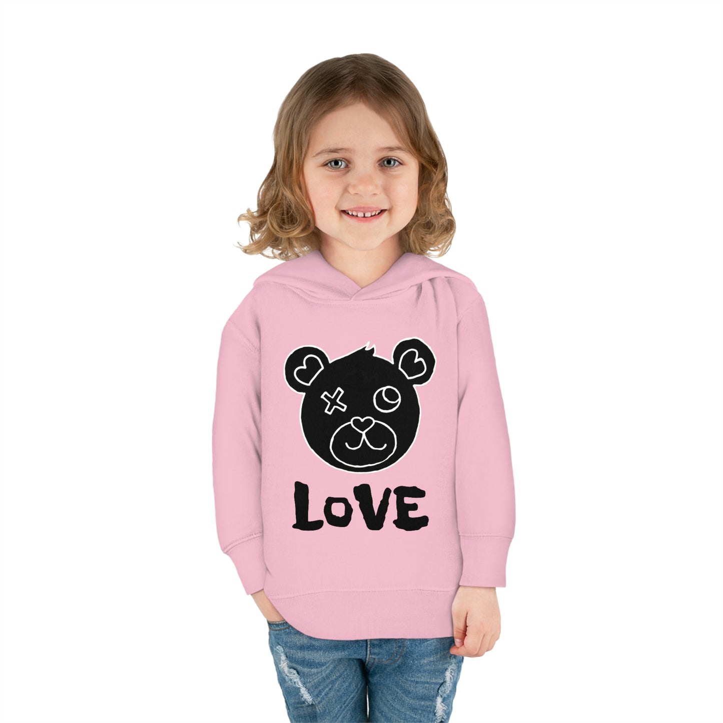 LoVE Bear - Toddler Pullover Fleece Hoodie