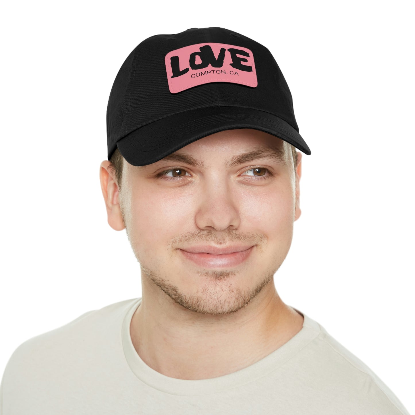 Jk LOVE (Dad) Hat with Leather Patch