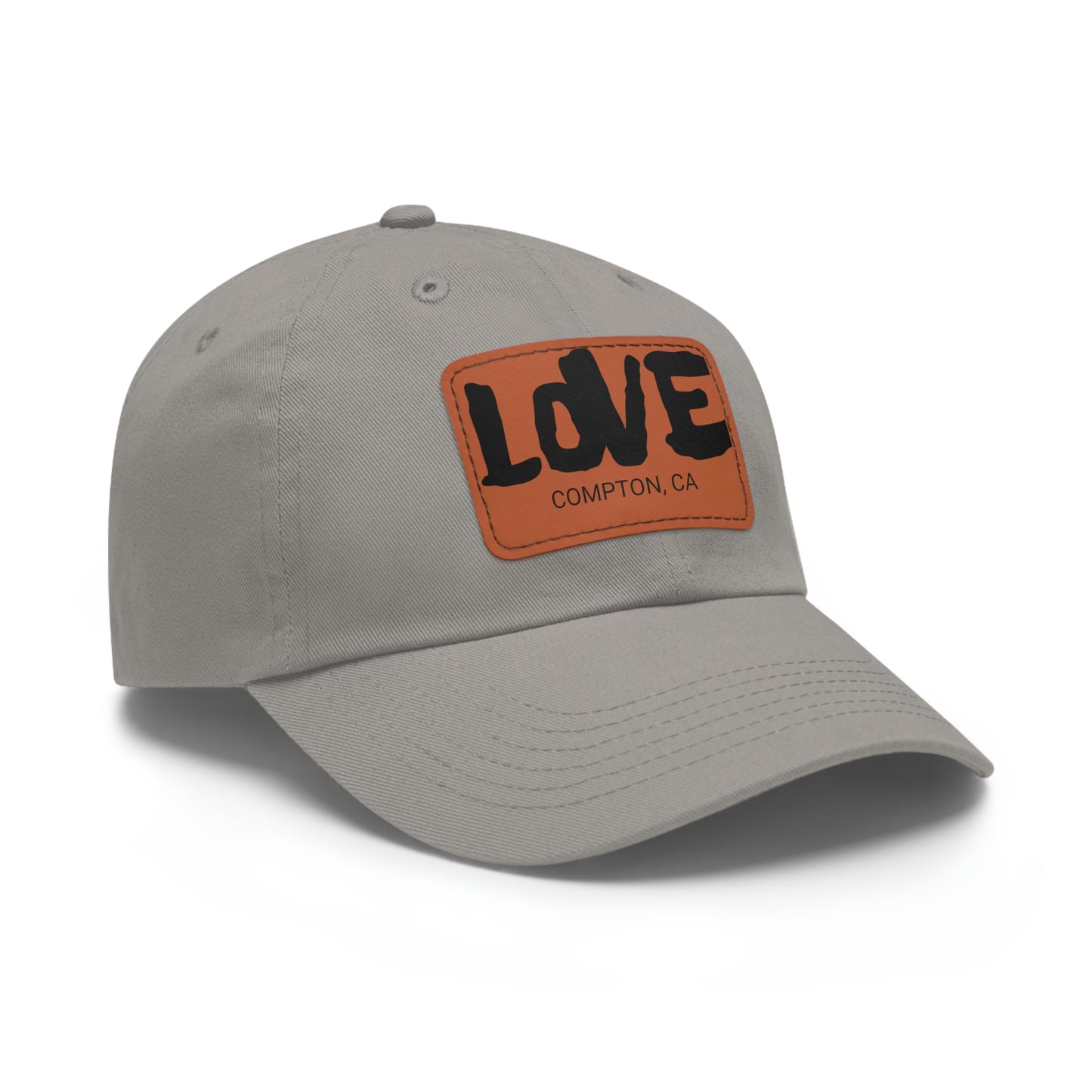 Jk LOVE (Dad) Hat with Leather Patch