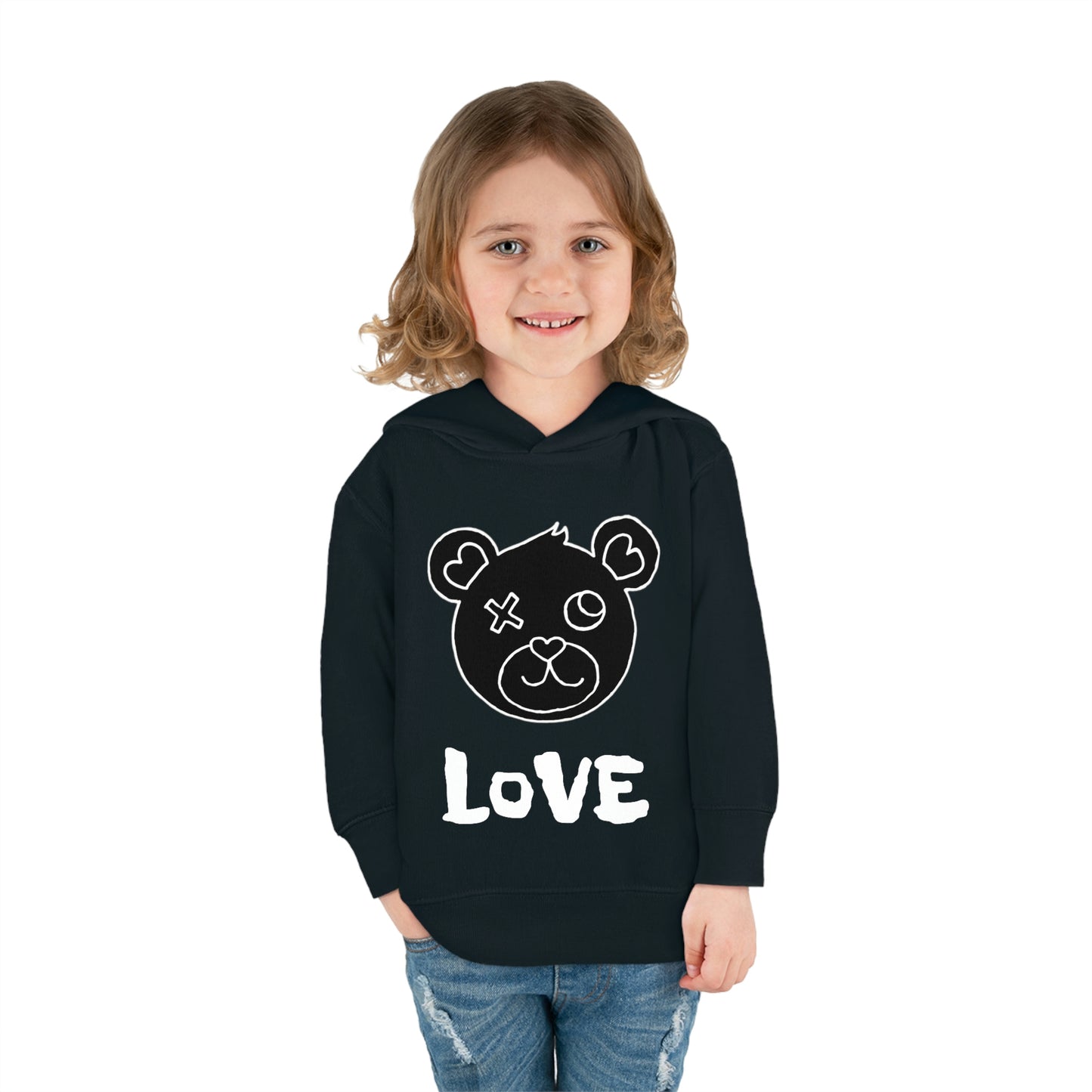 LoVE Bear - Toddler Pullover Fleece Hoodie