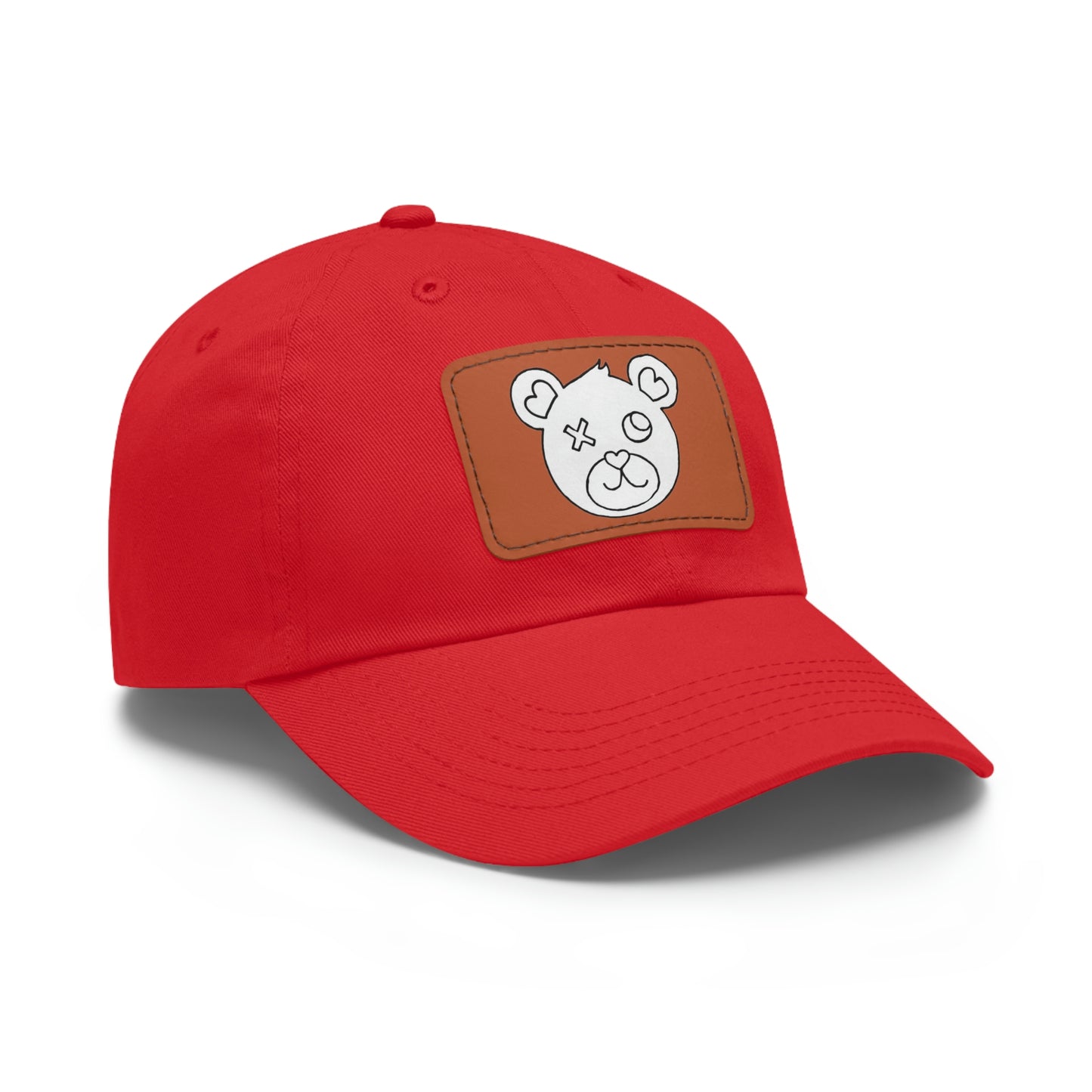 Jk LoVE Bear (Dad) Hat with Leather Patch