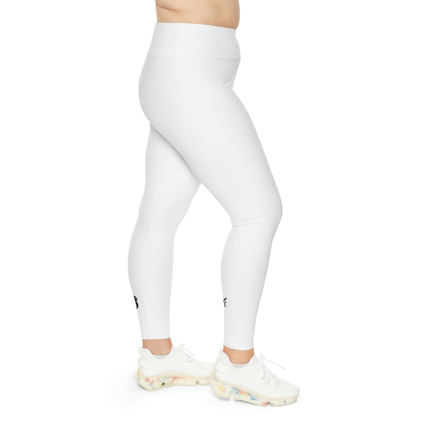 Jk FIT -  🤍Plus Size Leggings  (White) 3x-6x