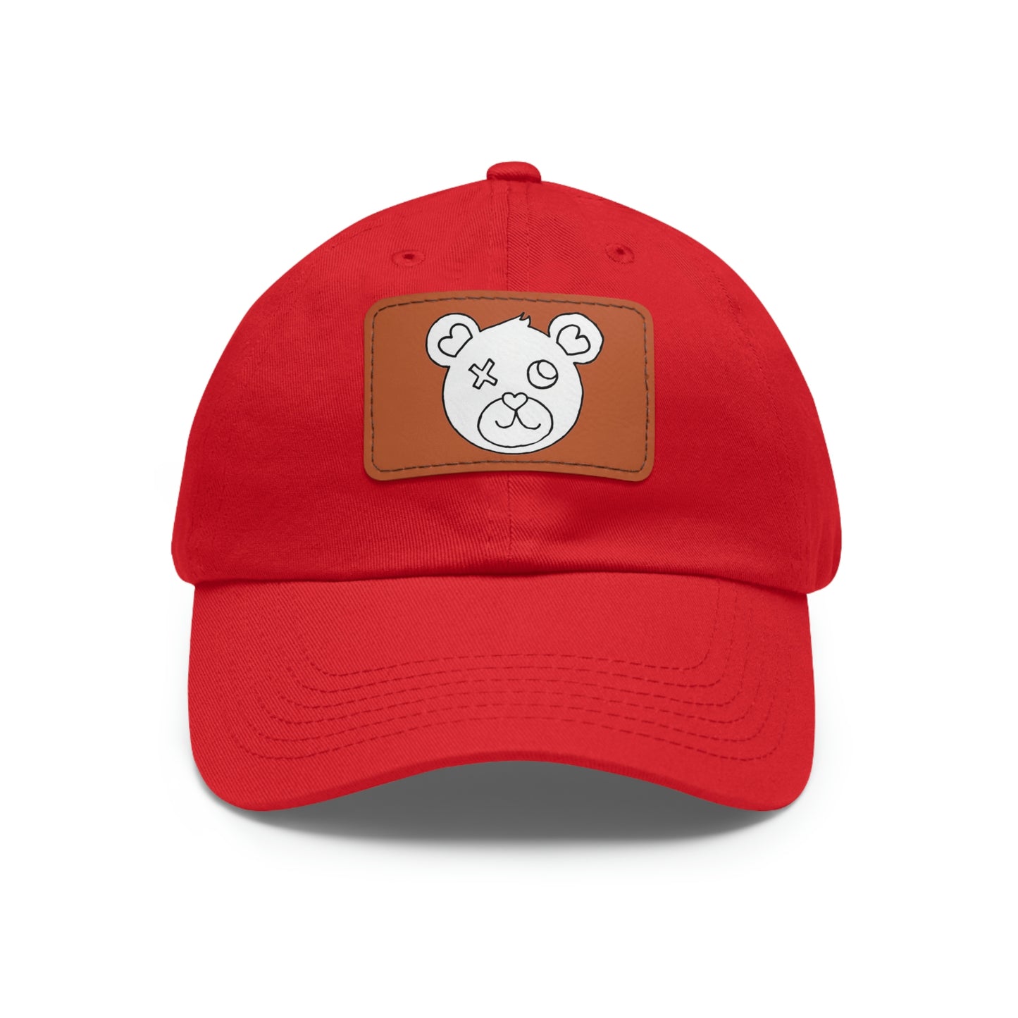 Jk LoVE Bear (Dad) Hat with Leather Patch