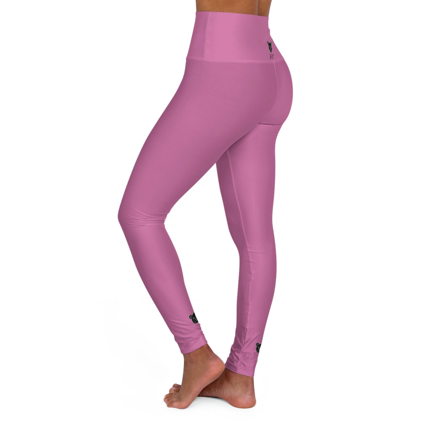 Jk FIT - 🎀High Waisted Yoga Leggings  (Pink)  xs-2X