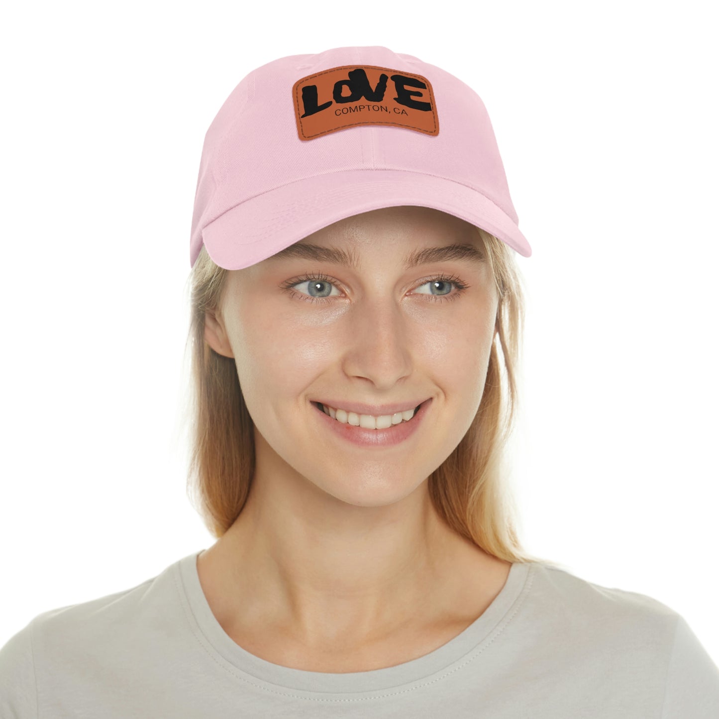 Jk LOVE (Dad) Hat with Leather Patch