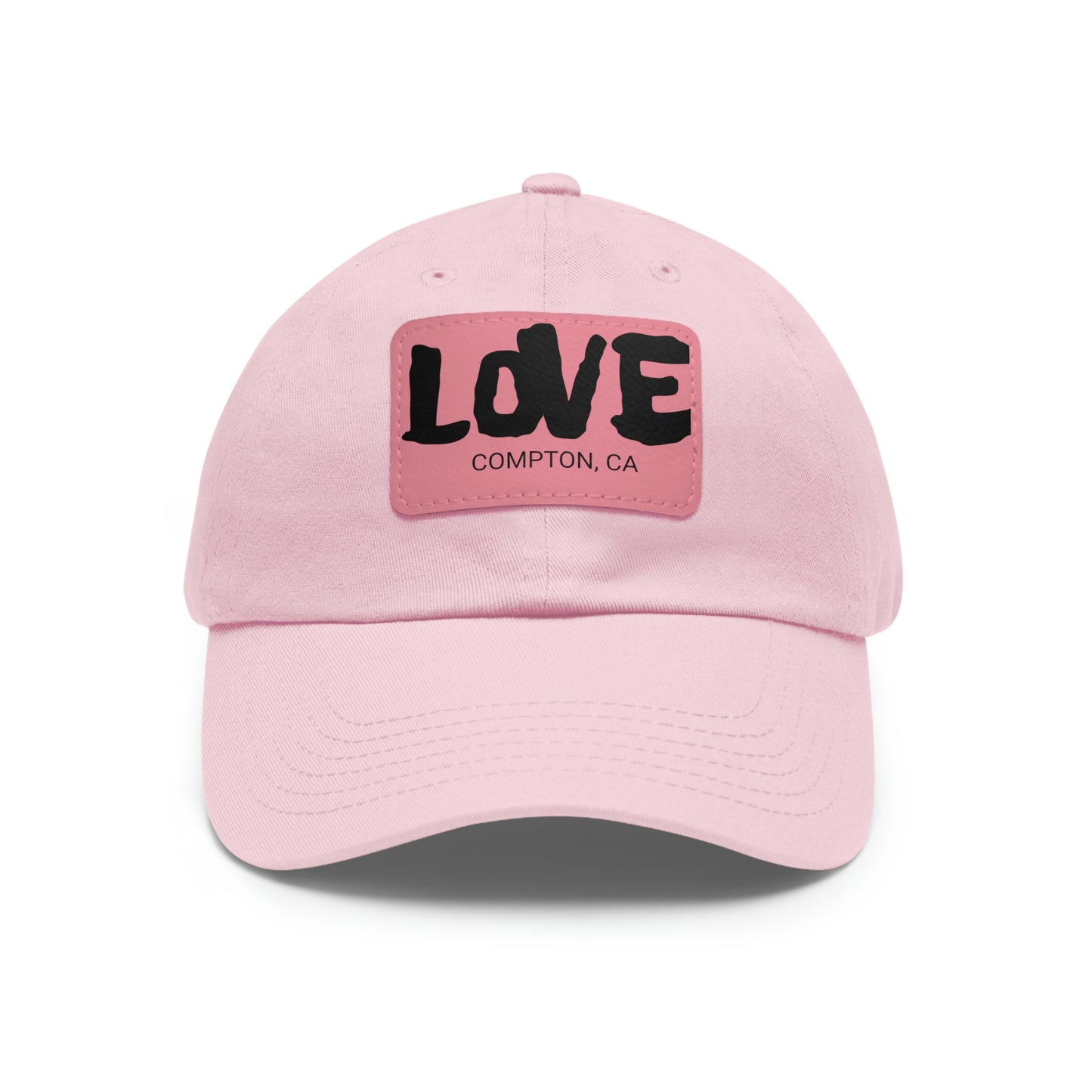 Jk LOVE (Dad) Hat with Leather Patch