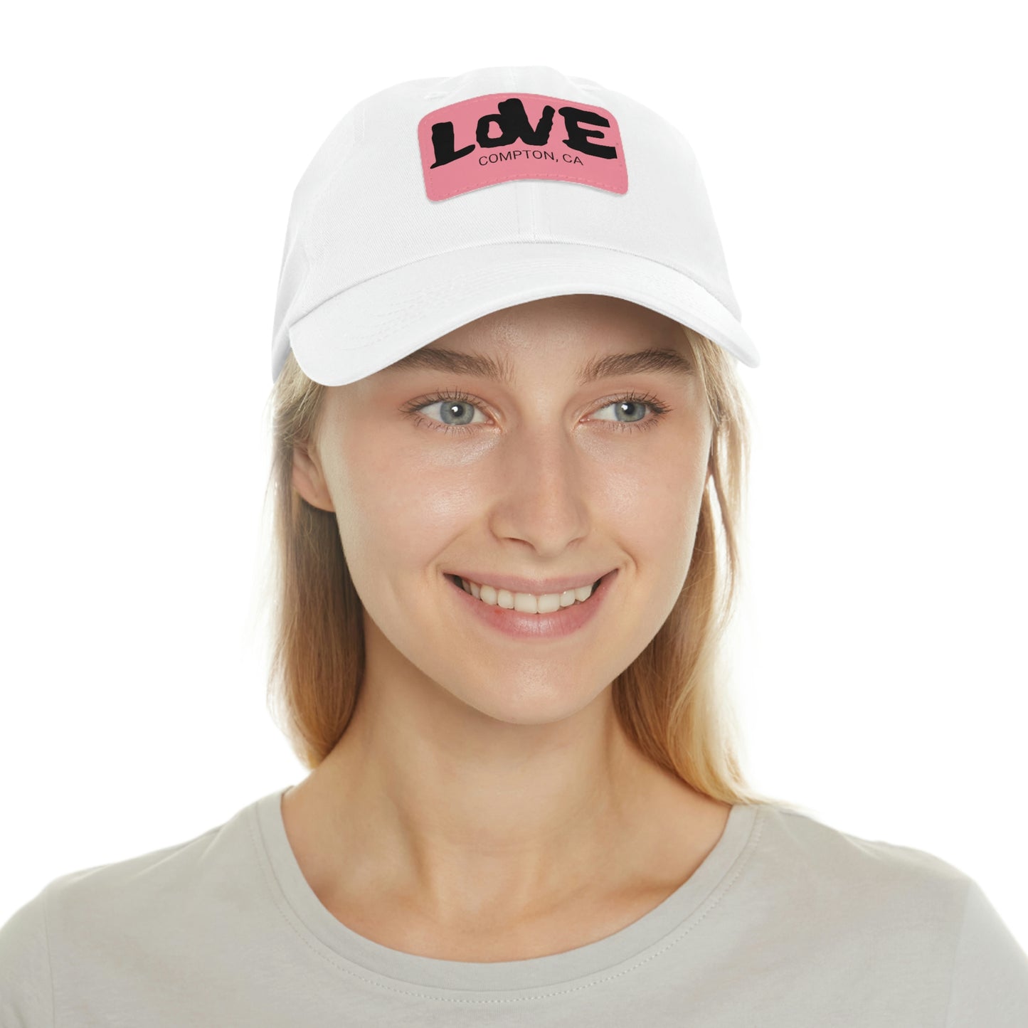 Jk LOVE (Dad) Hat with Leather Patch