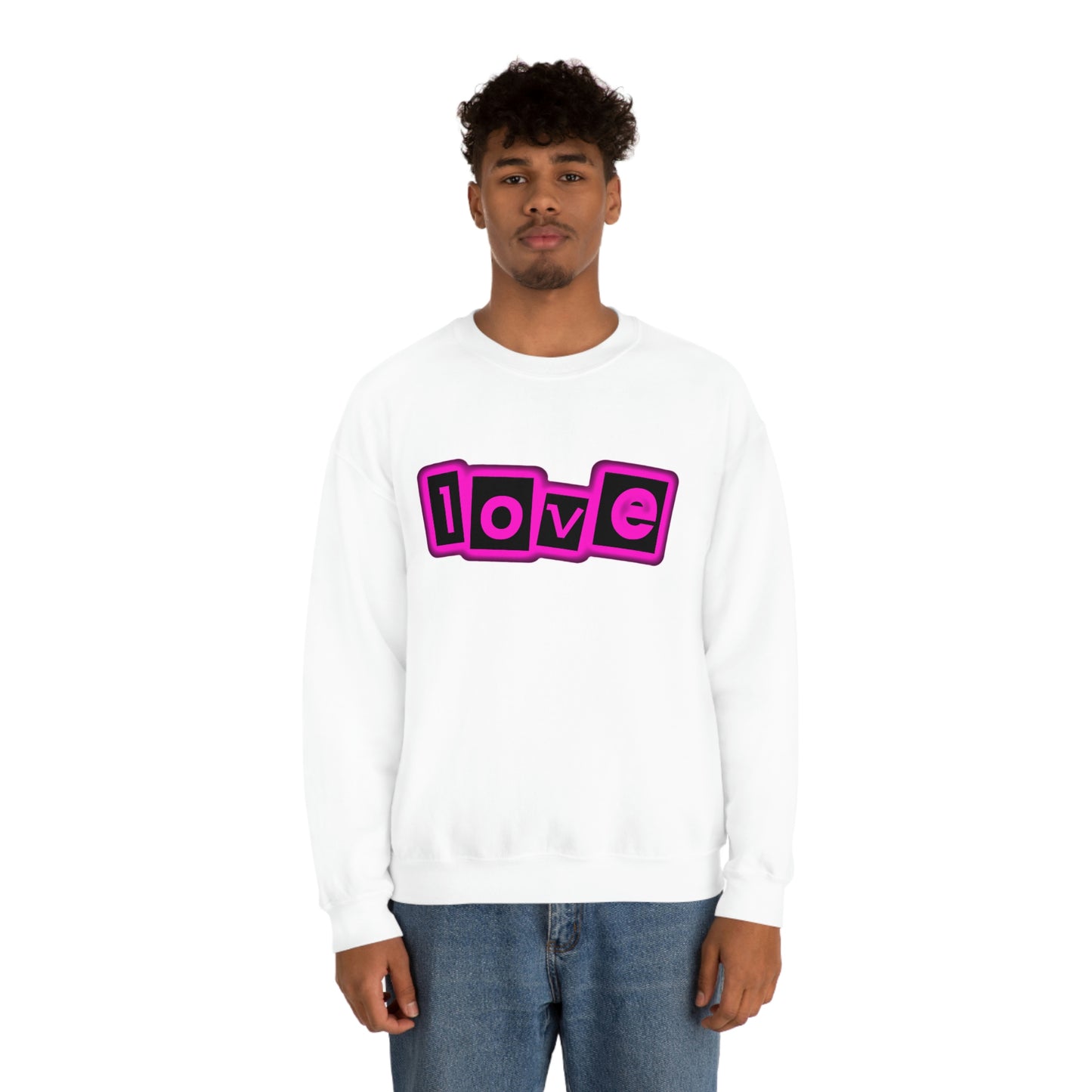 lOVE (Unisex) Heavy Blend™ Crewneck Sweatshirt