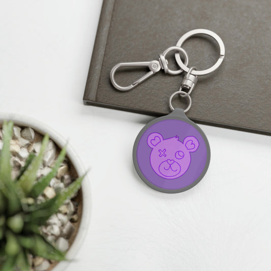 Jk - L💜VE Bear Keyring Tag