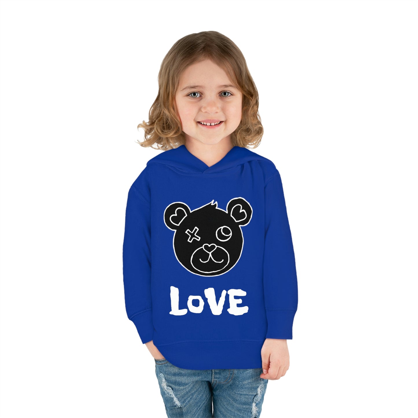 LoVE Bear - Toddler Pullover Fleece Hoodie