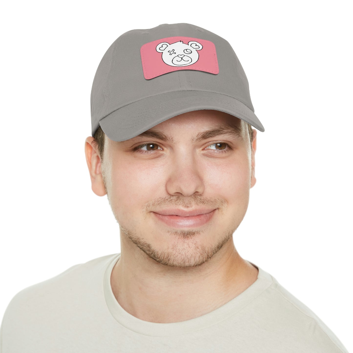 Jk LoVE Bear (Dad) Hat with Leather Patch